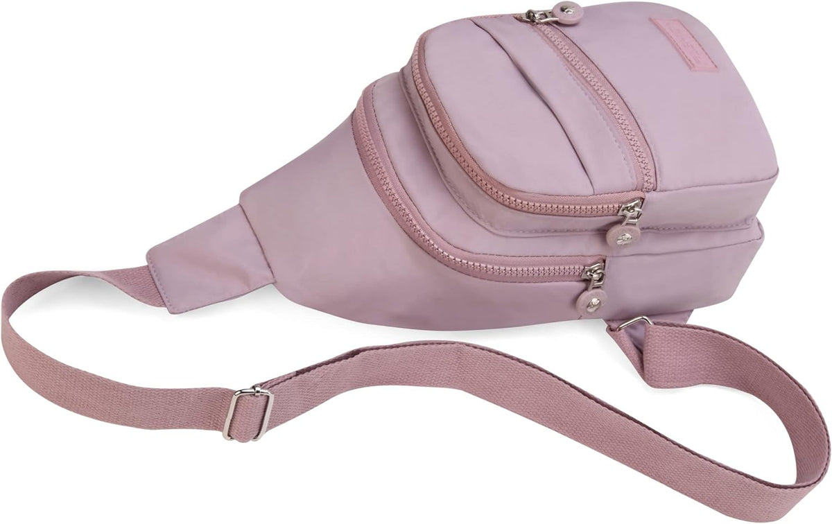 Small Sling Bag Casual Crossbody Sling Backpack for Women Men, Trendy Cross Body Daypack Backpack