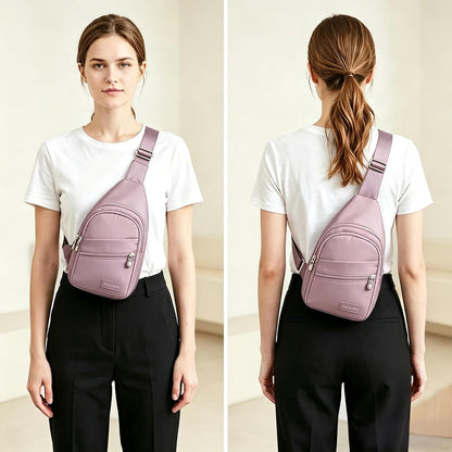 Small Sling Bag Casual Crossbody Sling Backpack for Women Men, Trendy Cross Body Daypack Backpack