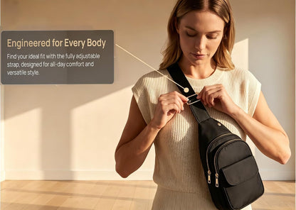 Small Sling Bag Casual Crossbody Sling Backpack for Women Men, Trendy Cross Body Daypack Backpack