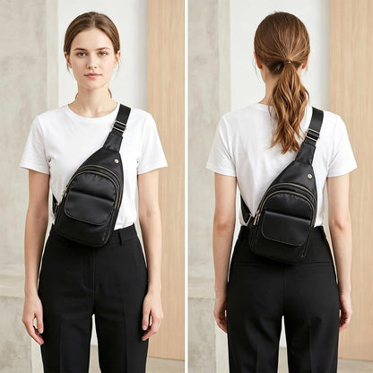 Small Sling Bag Casual Crossbody Sling Backpack for Women Men, Trendy Cross Body Daypack Backpack