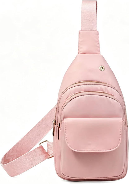 Small Sling Bag Casual Crossbody Sling Backpack for Women Men, Trendy Cross Body Daypack Backpack