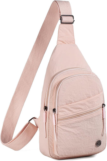 Small Sling Bag Casual Crossbody Sling Backpack for Women Men, Trendy Cross Body Daypack Backpack