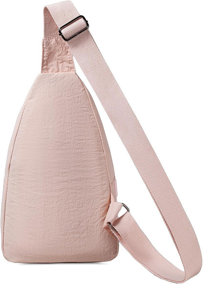 Small Sling Bag Casual Crossbody Sling Backpack for Women Men, Trendy Cross Body Daypack Backpack