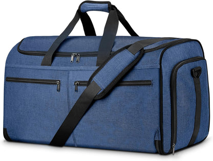 Garment Bags for Travel, Convertible Carry on Duffel Bag for Men Women, Backpack Straps, Shoe Compartment, 3 in 1 Hanging Dress Suit Bags for Men Women