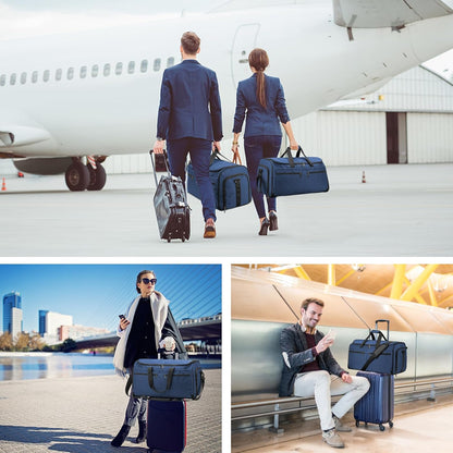 Garment Bags for Travel, Convertible Carry on Duffel Bag for Men Women, Backpack Straps, Shoe Compartment, 3 in 1 Hanging Dress Suit Bags for Men Women