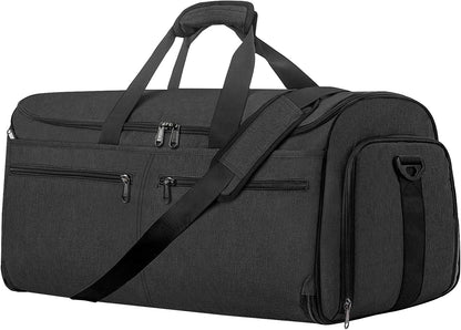 Garment Bags for Travel, Convertible Carry on Duffel Bag for Men Women, Backpack Straps, Shoe Compartment, 3 in 1 Hanging Dress Suit Bags for Men Women