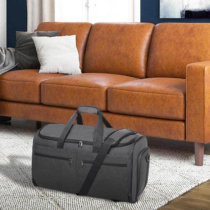 Garment Bags for Travel, Convertible Carry on Duffel Bag for Men Women, Backpack Straps, Shoe Compartment, 3 in 1 Hanging Dress Suit Bags for Men Women
