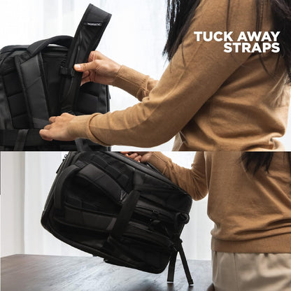 20L Travel Pack - Mens Travel Backpack - Expandable to 30L - Water Resistant Daypack - TSA-Ready - Lightweight Business Traveling Backpack for Men - 16" Laptop Compartment