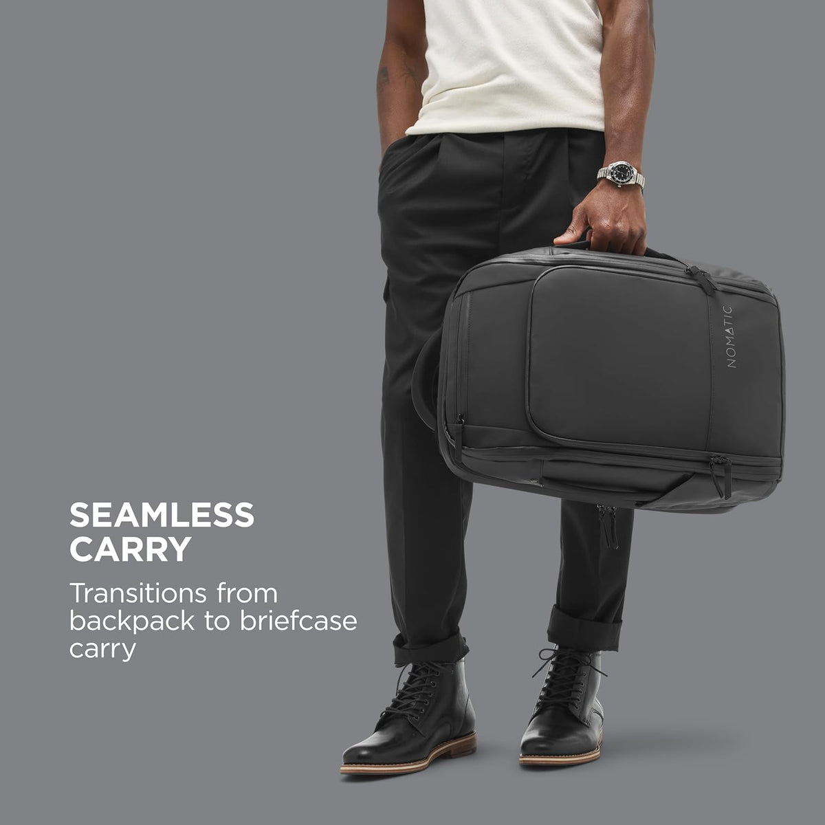 20L Travel Pack - Mens Travel Backpack - Expandable to 30L - Water Resistant Daypack - TSA-Ready - Lightweight Business Traveling Backpack for Men - 16" Laptop Compartment