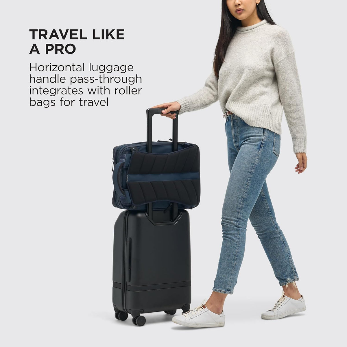 20L Travel Pack - Mens Travel Backpack - Expandable to 30L - Water Resistant Daypack - TSA-Ready - Lightweight Business Traveling Backpack for Men - 16" Laptop Compartment