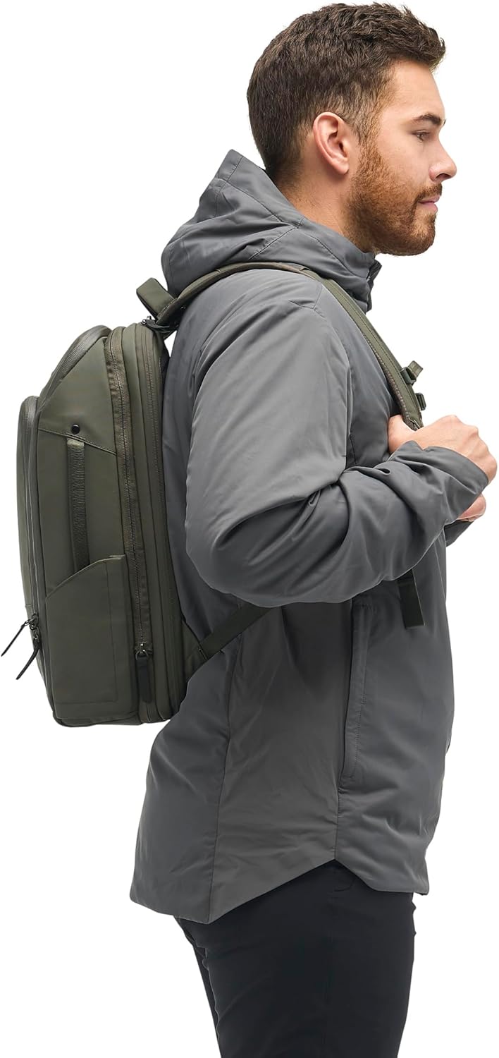20L Travel Pack - Mens Travel Backpack - Expandable to 30L - Water Resistant Daypack - TSA-Ready - Lightweight Business Traveling Backpack for Men - 16" Laptop Compartment