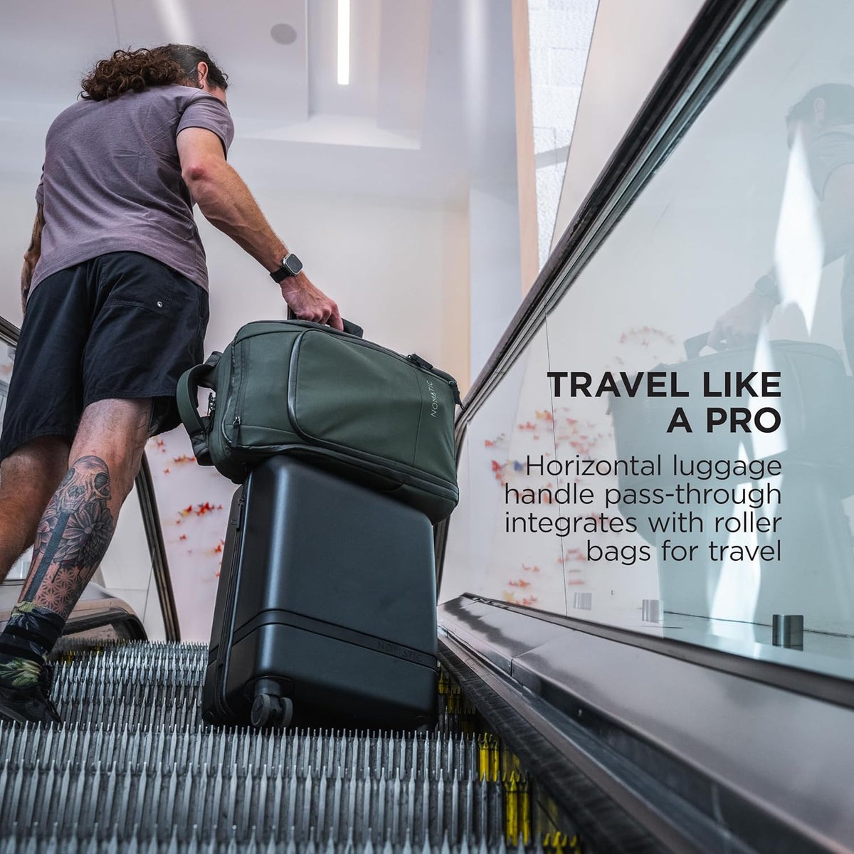 20L Travel Pack - Mens Travel Backpack - Expandable to 30L - Water Resistant Daypack - TSA-Ready - Lightweight Business Traveling Backpack for Men - 16" Laptop Compartment