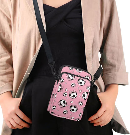 Ditsy Flower Small Crossbody Bag for Women Sea Turtle Cell Phone Purse Travel Shoulder Wallet with Adjustable Strap