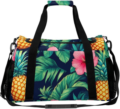 Foldable Lightweight Travel Duffel Bag Carry On Weekender Overnight Tote Bag for Men Women Yoga