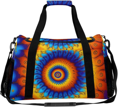 Foldable Lightweight Travel Duffel Bag Carry On Weekender Overnight Tote Bag for Men Women Yoga
