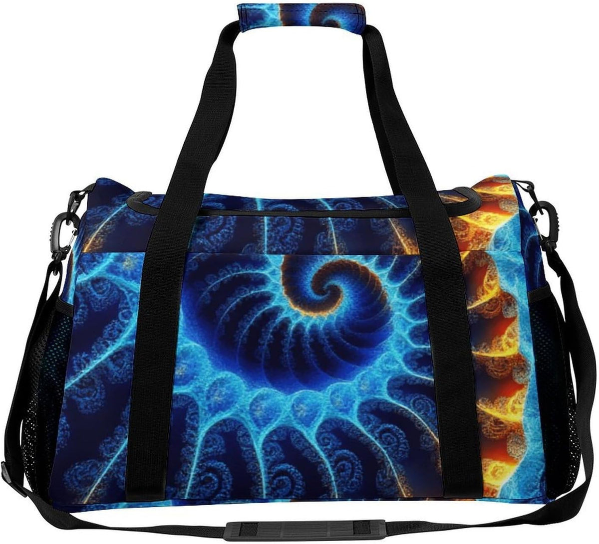Foldable Lightweight Travel Duffel Bag Carry On Weekender Overnight Tote Bag for Men Women Yoga