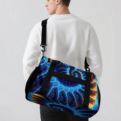 Foldable Lightweight Travel Duffel Bag Carry On Weekender Overnight Tote Bag for Men Women Yoga