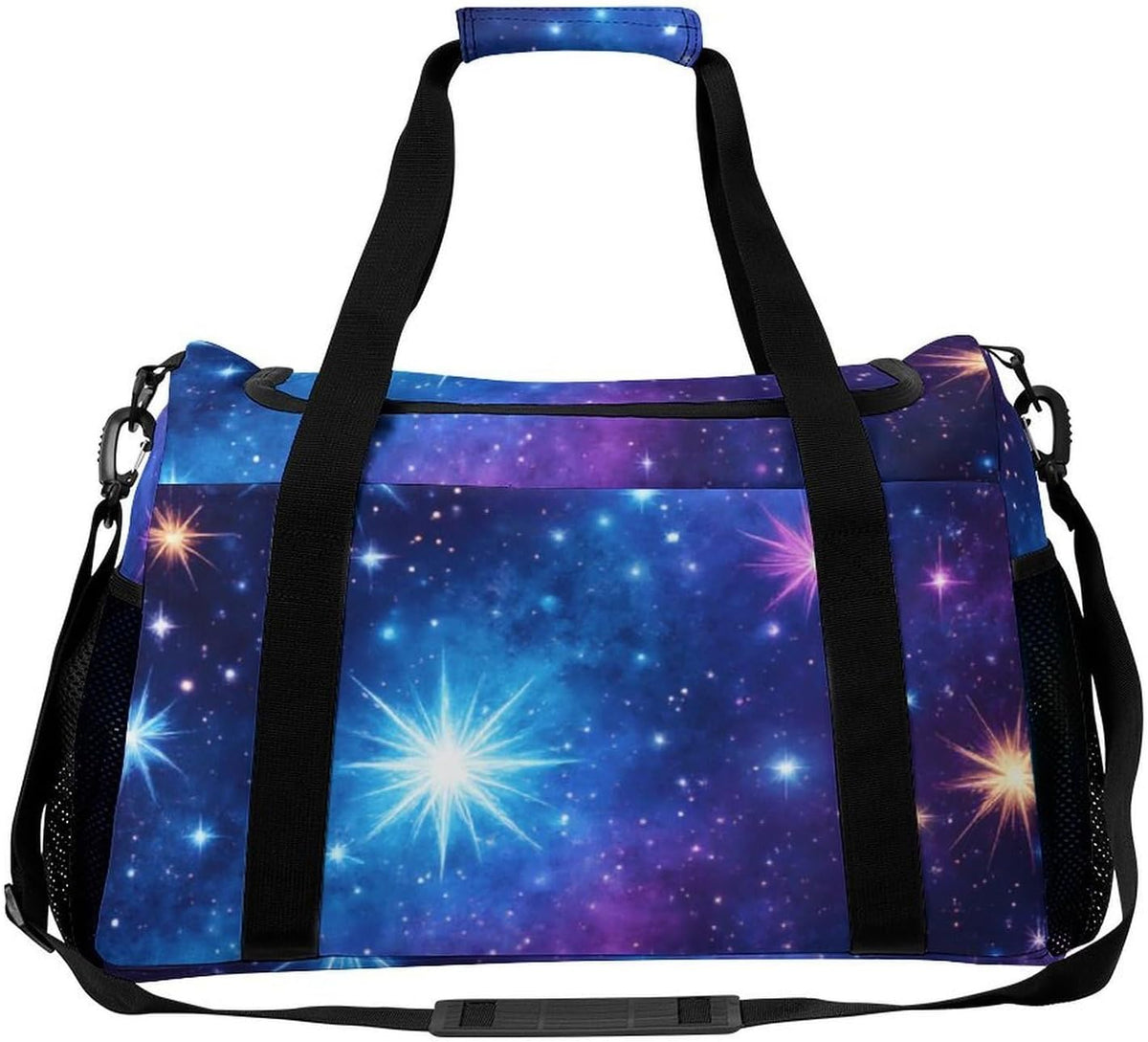 Foldable Lightweight Travel Duffel Bag Carry On Weekender Overnight Tote Bag for Men Women Yoga