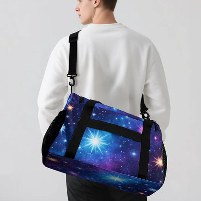Foldable Lightweight Travel Duffel Bag Carry On Weekender Overnight Tote Bag for Men Women Yoga
