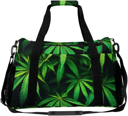 Foldable Lightweight Travel Duffel Bag Carry On Weekender Overnight Tote Bag for Men Women Yoga