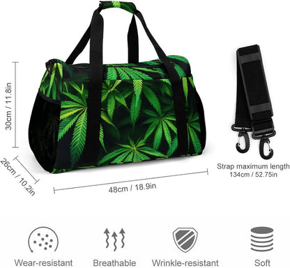 Foldable Lightweight Travel Duffel Bag Carry On Weekender Overnight Tote Bag for Men Women Yoga