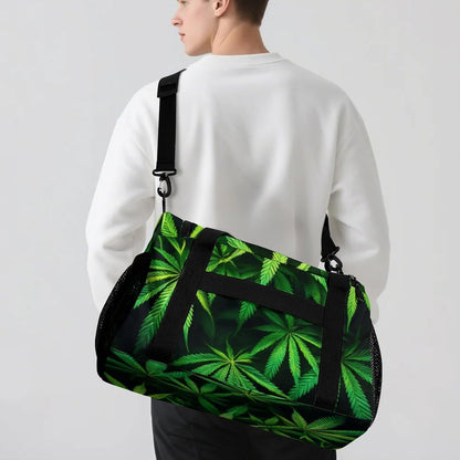 Foldable Lightweight Travel Duffel Bag Carry On Weekender Overnight Tote Bag for Men Women Yoga