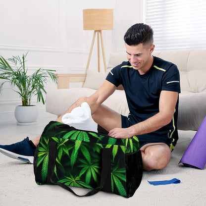 Foldable Lightweight Travel Duffel Bag Carry On Weekender Overnight Tote Bag for Men Women Yoga