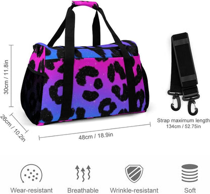 Foldable Lightweight Travel Duffel Bag Carry On Weekender Overnight Tote Bag for Men Women Yoga