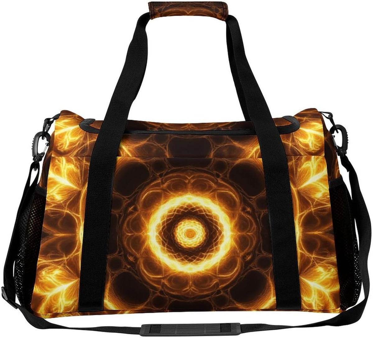 Foldable Lightweight Travel Duffel Bag Carry On Weekender Overnight Tote Bag for Men Women Yoga