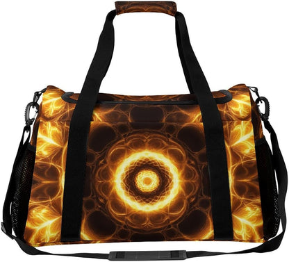Foldable Lightweight Travel Duffel Bag Carry On Weekender Overnight Tote Bag for Men Women Yoga