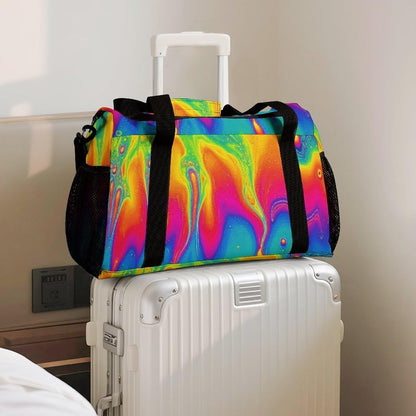 Foldable Lightweight Travel Duffel Bag Carry On Weekender Overnight Tote Bag for Men Women Yoga