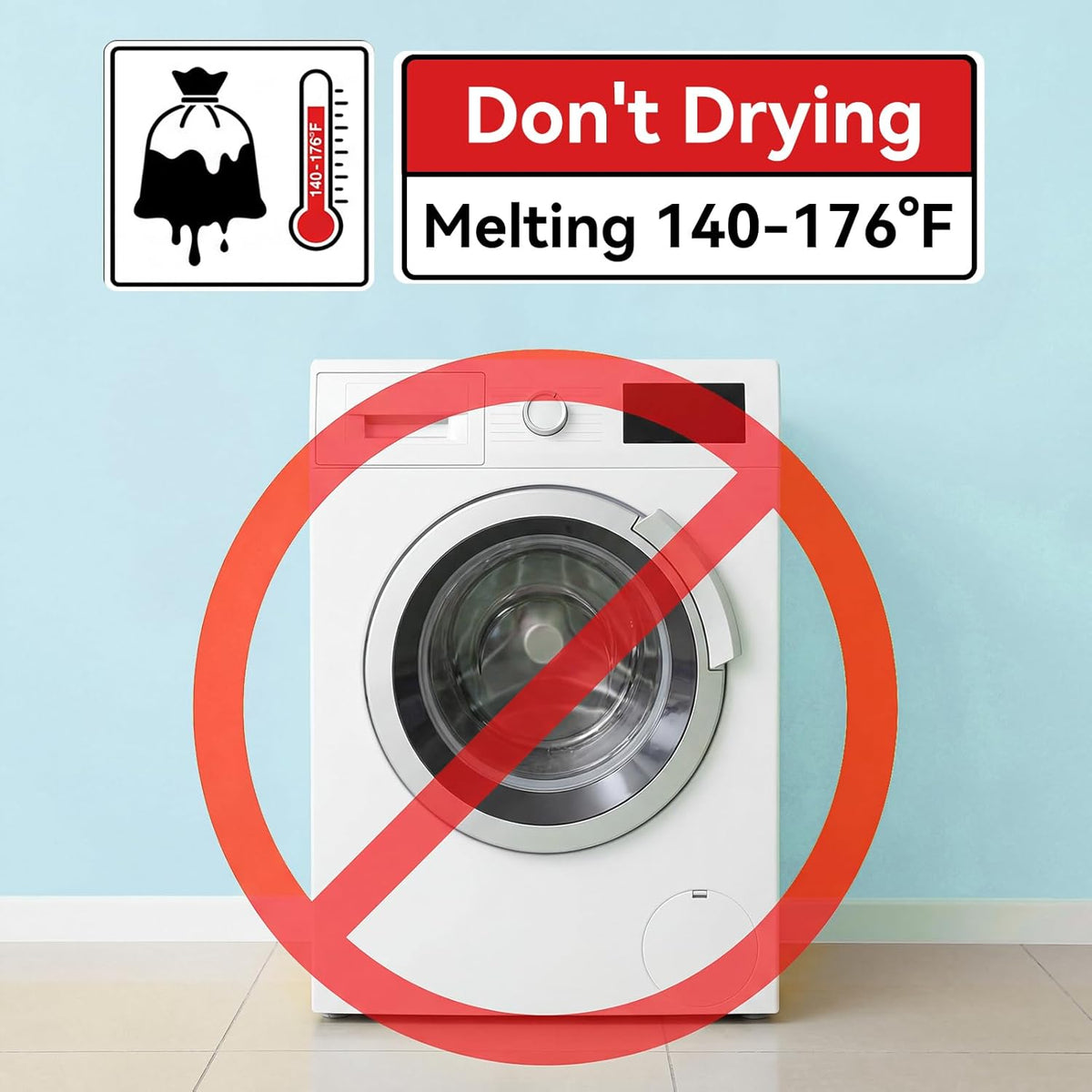 2Pcs Small Mesh Laundry Bags 10x12 Inch, Don't Drying, White | Delicates Lingerie Bags Mesh Wash Bags Hanging Laundry Bag Sock Bra Underwear Storage, Melting 140-176℉