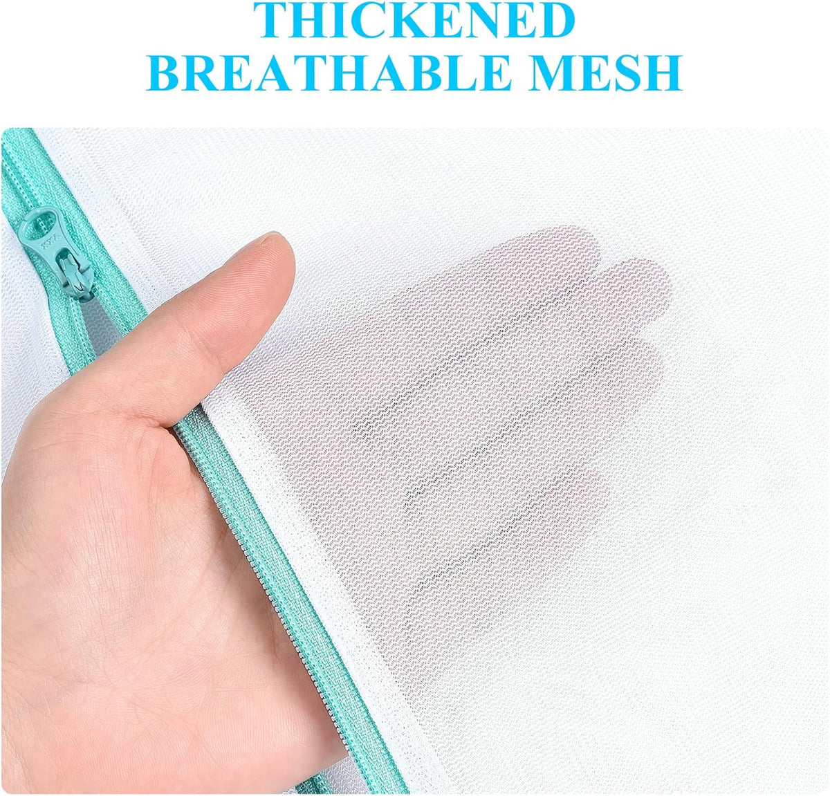 2Pcs Small Mesh Laundry Bags 10x12 Inch, Don't Drying, White | Delicates Lingerie Bags Mesh Wash Bags Hanging Laundry Bag Sock Bra Underwear Storage, Melting 140-176℉
