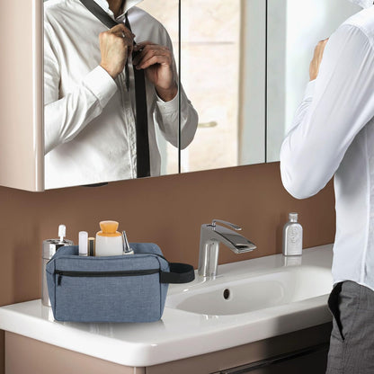 Travel Toiletry bag Toiletry bag for women men Hanging Cosmetic bag Travel accessories for Women Men (Black)