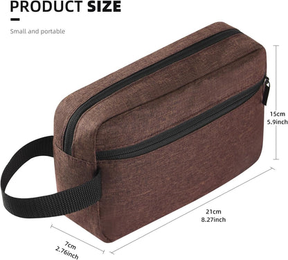 Travel Toiletry bag Toiletry bag for women men Hanging Cosmetic bag Travel accessories for Women Men (Black)