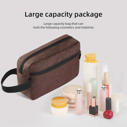 Travel Toiletry bag Toiletry bag for women men Hanging Cosmetic bag Travel accessories for Women Men (Black)
