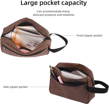 Travel Toiletry bag Toiletry bag for women men Hanging Cosmetic bag Travel accessories for Women Men (Black)