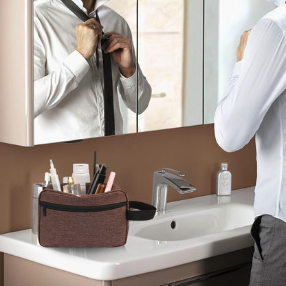 Travel Toiletry bag Toiletry bag for women men Hanging Cosmetic bag Travel accessories for Women Men (Black)