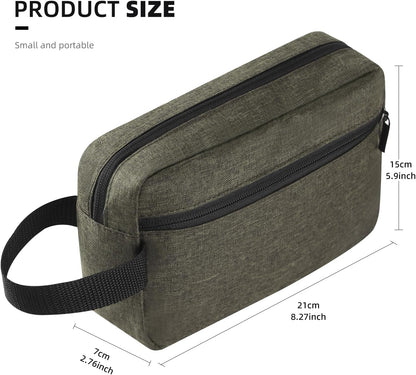 Travel Toiletry bag Toiletry bag for women men Hanging Cosmetic bag Travel accessories for Women Men (Black)