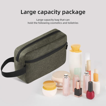 Travel Toiletry bag Toiletry bag for women men Hanging Cosmetic bag Travel accessories for Women Men (Black)