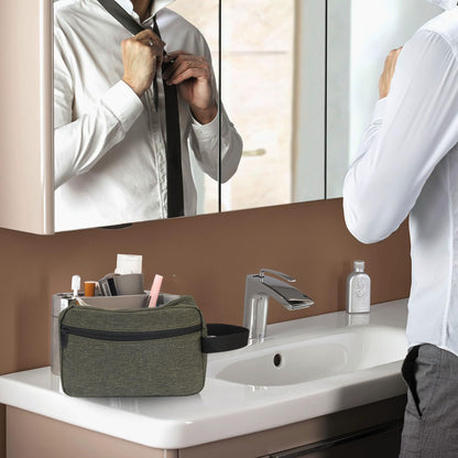 Travel Toiletry bag Toiletry bag for women men Hanging Cosmetic bag Travel accessories for Women Men (Black)