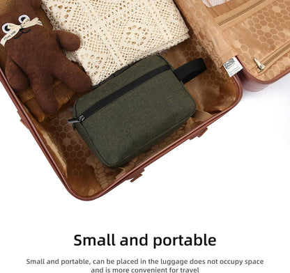 Travel Toiletry bag Toiletry bag for women men Hanging Cosmetic bag Travel accessories for Women Men (Black)