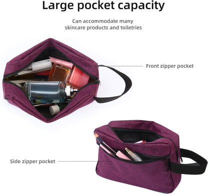 Travel Toiletry bag Toiletry bag for women men Hanging Cosmetic bag Travel accessories for Women Men (Black)