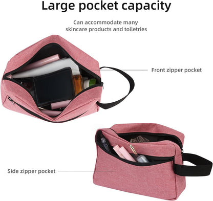 Travel Toiletry bag Toiletry bag for women men Hanging Cosmetic bag Travel accessories for Women Men (Black)