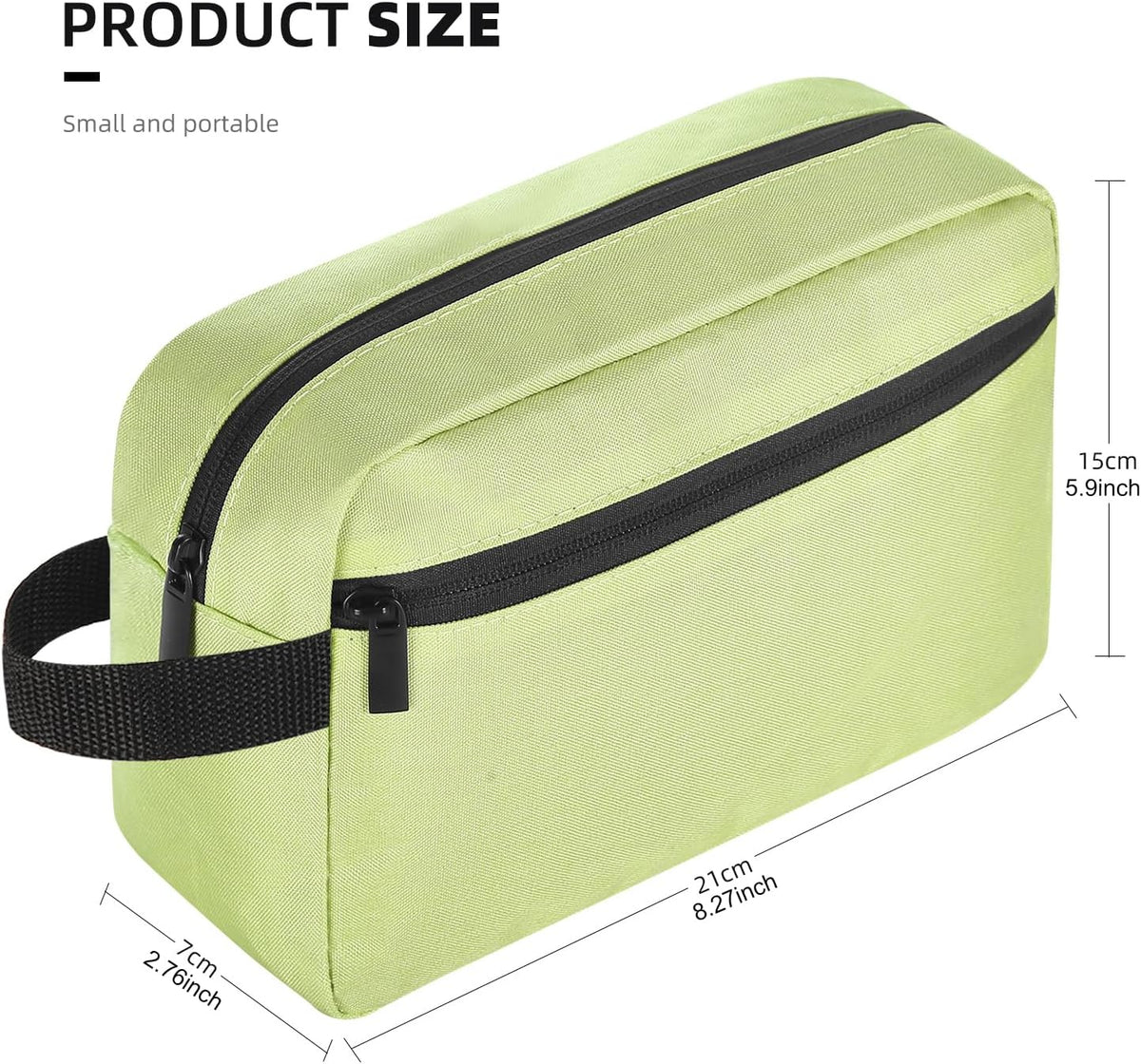 Travel Toiletry bag Toiletry bag for women men Hanging Cosmetic bag Travel accessories for Women Men (Black)