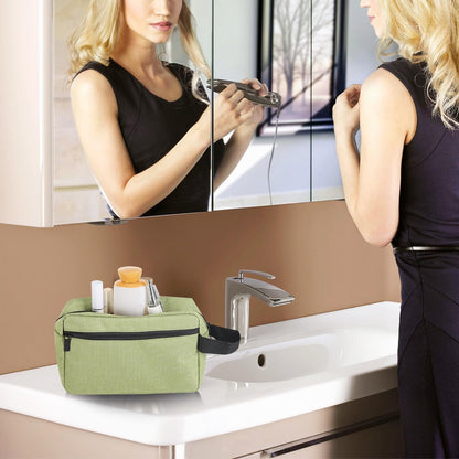 Travel Toiletry bag Toiletry bag for women men Hanging Cosmetic bag Travel accessories for Women Men (Black)