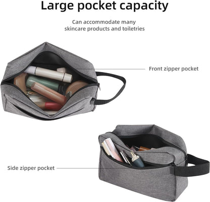 Travel Toiletry bag Toiletry bag for women men Hanging Cosmetic bag Travel accessories for Women Men (Black)