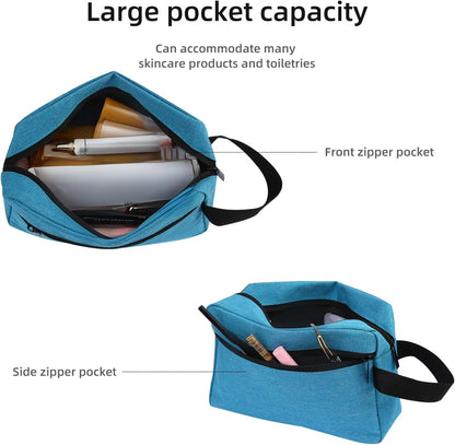Travel Toiletry bag Toiletry bag for women men Hanging Cosmetic bag Travel accessories for Women Men (Black)