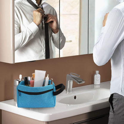 Travel Toiletry bag Toiletry bag for women men Hanging Cosmetic bag Travel accessories for Women Men (Black)