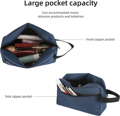 Travel Toiletry bag Toiletry bag for women men Hanging Cosmetic bag Travel accessories for Women Men (Black)